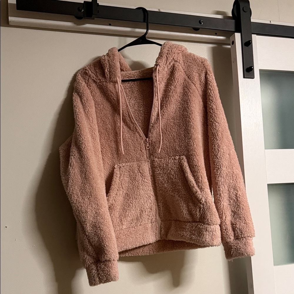 Cozy Pink Zip Jacket